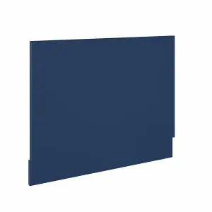 Rinse Bathrooms 700mm Bath End Panel 18mm MDF Painting Matte Blue Adjustable Height for Bathroom Soaking Tub