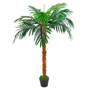 130cm Leaf Design UK Large Realistic Artificial Palm Tree Princess