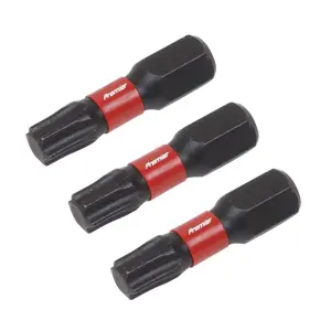 Sealey TRX-Star T30 Impact Power Tool Bits Forged From S2 Steel 25mm 3pc AK8220