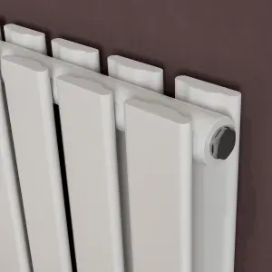 Agadon Lola Duplex Designer Panel Radiator 1800 x 448 mm White