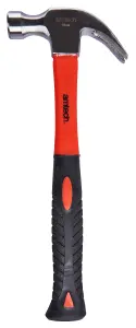 Amtech A0250 16oz (450g) Claw hammer with fibreglass shaft