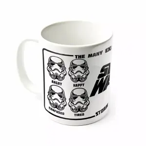 Star Wars Expressions Of A Stormtrooper Mug White/Black (One Size)