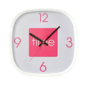 Maison by Premier Arco Hot Pink Wall Clock