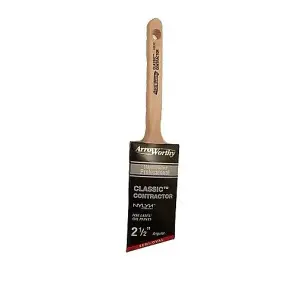 Arroworthy Classic Long Handle Semi Oval Angled Brush - 2.5 Inch