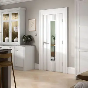 Aria White Glazed Internal Laminate Door