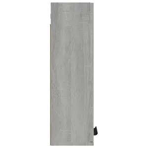 Berkfield Wall-mounted Bathroom Cabinet Grey Sonoma 32x20x67 cm