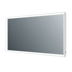 Solstice Chrome LED Illuminated Backlit Bathroom Mirror (H)700mm (W)1200mm