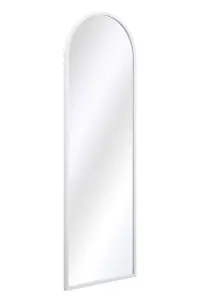 MirrorOutlet The Arcus White Framed Arched Wall Mirror 180CM X 60CM