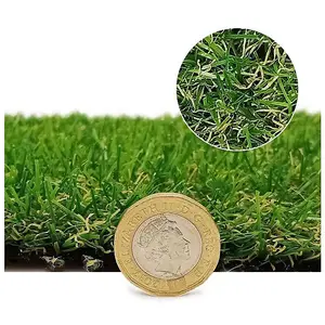 Realistic Fake Grass, Synthetic Fake Grass For Patio Lawn, Pet-Friendly Outdoor Artificial Grass-5m(16'4") X 2m(6'6")-10m²