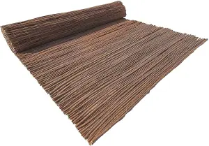 Garden Willow Cane Screening Screen Roll 1.2m x 4m Long Panel Outdoor Fence