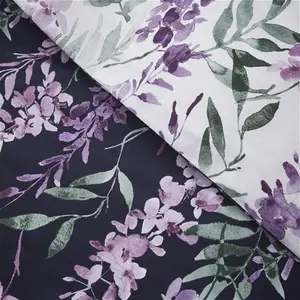 Wister Floral Reversible Duvet Cover Set With Pillowcases Catherine Lansfield Size: Kingsize - 2 Standard Pillowcases