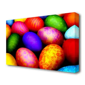 Easter Egg Hunt - Wrapped Canvas Print 101.6 cm H x 142.2 cm W x 4.4 cm D