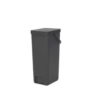 Brabantia Sort and Go 40 Litre Rubbish Bin Grey