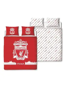 Liverpool FC Tone Double Panel Duvet and Pillowcase Set