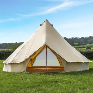 6m Bell tent - Canvas 285 - Double Door