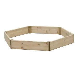 Greena Hexagonal Raised Bed 15 cm High, 60cm each side