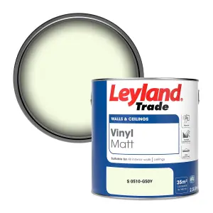 Leyland Trade Vinyl Matt Walls & Ceilings Emulsion Paint (S 0510-G50Y) 2.5L