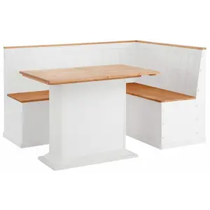 Rosa Dining Table White / 75cm H x 90cm W x 140cm L