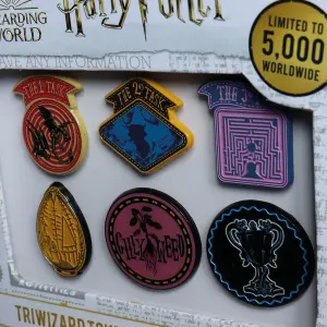 Harry Potter Limited Edition Set of 6 Triwizard Tournament Pin Badges