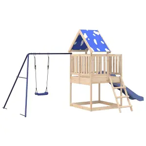 Berkfield Outdoor Playset Solid Wood Pine