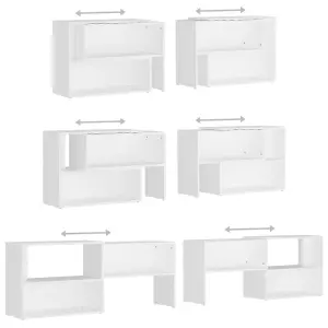 Berkfield TV Cabinet White 149x30x52 cm Engineered Wood