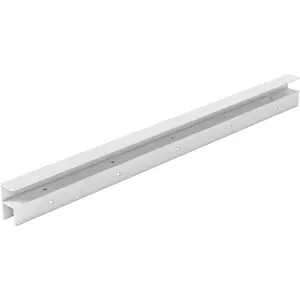 GoodHome Marlow White Screw-in Corner bracket (L)500mm, Pack of 2