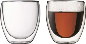 Bodum PAVINA Double Walled Thermo Glasses 0.25 L/ 8.5 Fl. Oz, 1 Pair