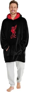 Liverpool F.C. Oversized Hoodie Blanket For Men, Official Football Gifts