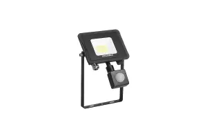 Sylvania SylFlood 27W IP65 Black Outdoor LED Floodlight with Motion Sensor