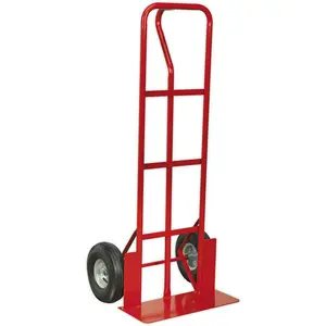 250kg Heavy Duty Sack Truck with 250mm Pneumatic Tyres for Easy Transport