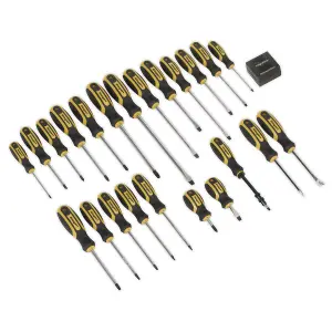 Sealey Soft Grip Screwdriver Set 24pc S0617