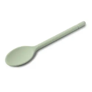 Zeal Traditional Silicone Cooking Spoon 30cm, Sage Green