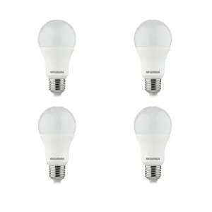 Sylvania ToLEDo GLS Warm White E27 13W LED Bulb - 4 Pack