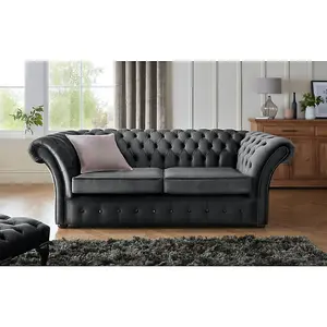 Chesterfield Beaumont 3 Seater Sofa Malta Slate 05