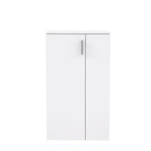 FurniComp Basix White 20 Pair Large Shoe Storage Cabinet