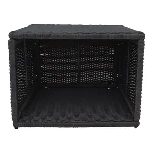 Canadian Spa Company Brown Rattan effect Square Side table