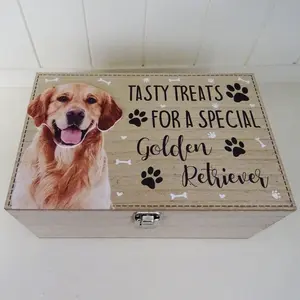 Golden Retriever Treat Box Dewitt Decorative Box