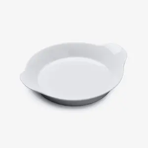 WM bartleet & Sons Porcelain Round Gratin Dish, 19cm