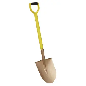 Sealey Round Point Shovel 240 x 420 x 990mm - Non-Sparking NS107