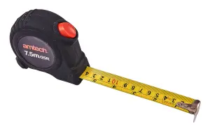 Amtech P1270 7.5m x 25mm Self-locking measuring tape