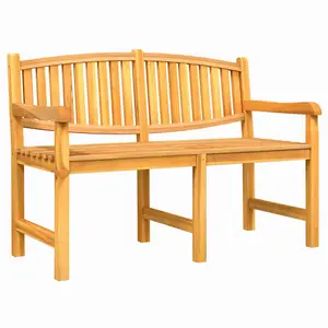 Berkfield Garden Bench 149.5x60x90 cm Solid Teak Wood