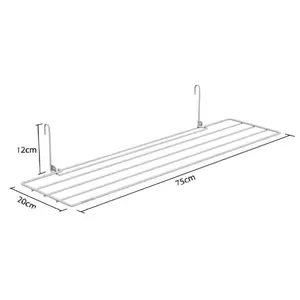 Hadnot Metal Foldable Standard Drying Rack