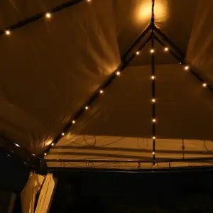 Gazebo LED Lights 3m x 4m - Black