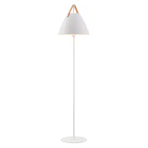 Nordlux DFTP Strap Indoor Living Dining Bedroom Floor Lamp In White (Height) 153.7cm