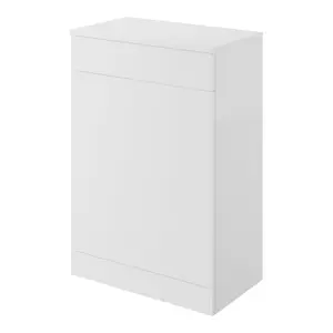 Veleka Gloss White Freestanding Toilet cabinet (H)810mm (W)552mm