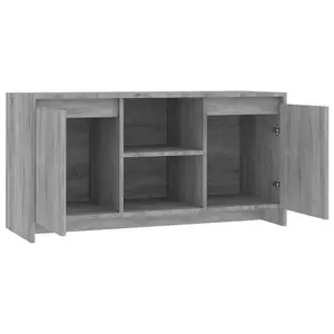 Berkfield TV Cabinet Grey Sonoma 102x37.5x52.5 cm Engineered Wood