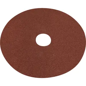 25 Pack of 125mm Aluminium Oxide Sanding Discs - 40 Grit for Wood and Metal