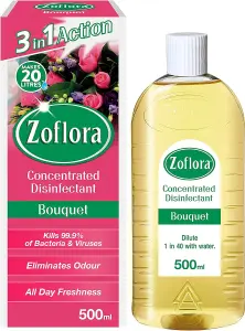 Zoflora 3in1 Action Concentrated Disinfectant Bouquet 500ml (Pack of 3)