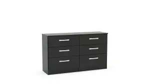 Birlea Lynx 6 Drawer Chest Black