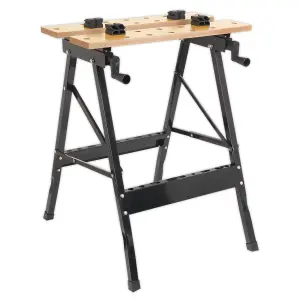 Sealey Folding Workbench With Hard-Wearing MDF Top - 290mm Capacity FWB1